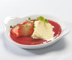 Zmrzlinové parfait na jahodovém lůžku