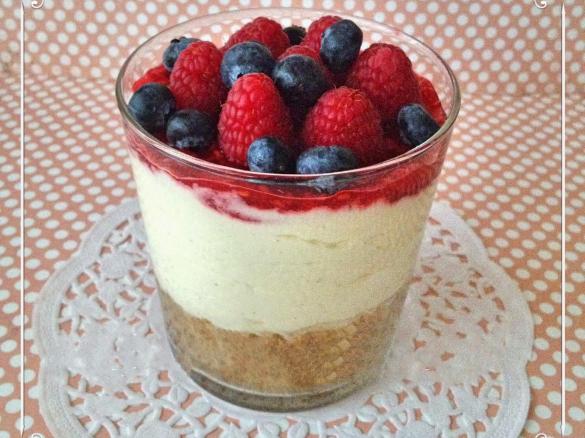 Cheesecake ve skleničce