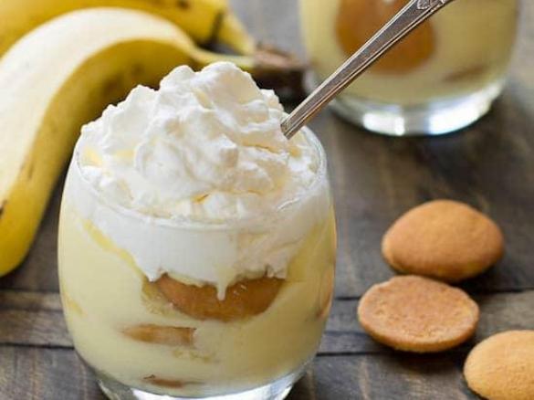 Banánový pudink z čerstvého ovoce