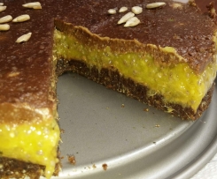 Mangový dortík s čokoládovou polevou