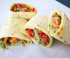 Wrap s krůtím masem