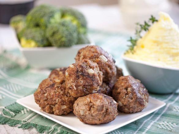 Masové koule s bramborem