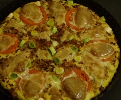 Celozrnný koláč - slaná varianta