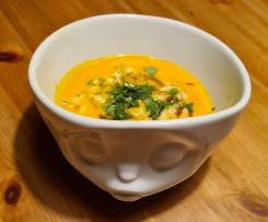 Dýňová polévka s kokosovým mlékem
