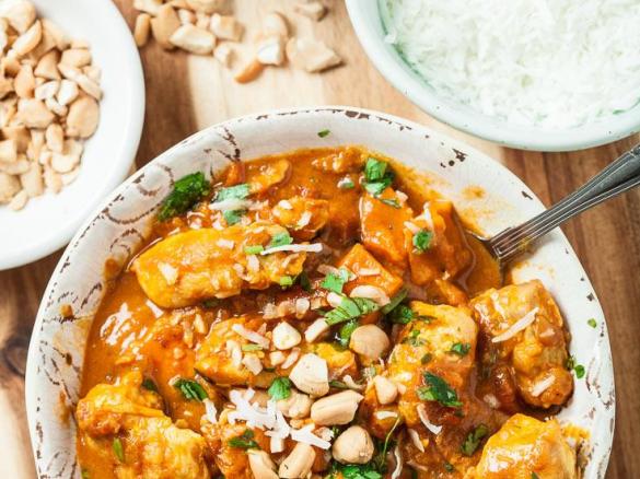 Thajské kari s kokosovým mlékem