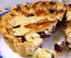 Linecký švestkový koláč