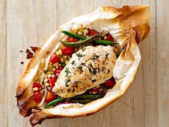 Kuřecí směs v papilotě