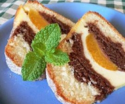 Vrstvená bábovka s tvarohem