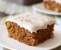 Dýňovo-jablečný koláč s ovesnými vločkami