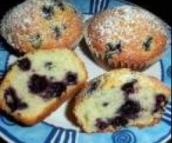 Borůvkové muffinky