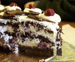 Zákusek s drobným ovocem