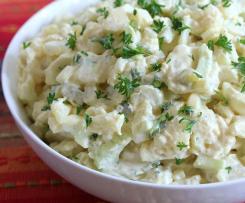 Hermelínovo-vaječný salát