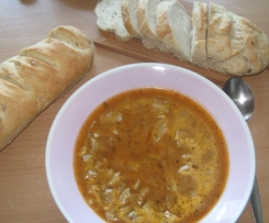 Polévka z hlívy (dršťková).