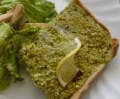 Vegan Quiche s jáhlami a bylinkami