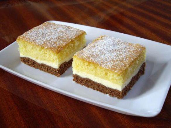 Tříbarevná buchta