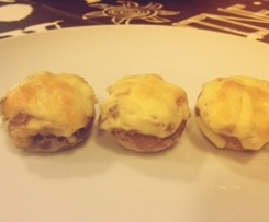 Zapečené žampióny