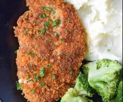 Řízky v parmazánové strouhance