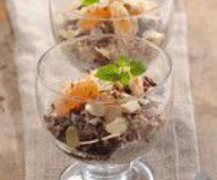 Stracatelo-mandlový dezert 