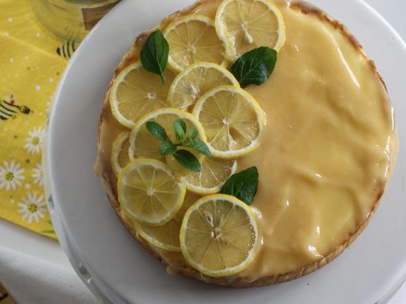 Citronový cheesecake
