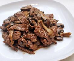 Hovězí na žampionech