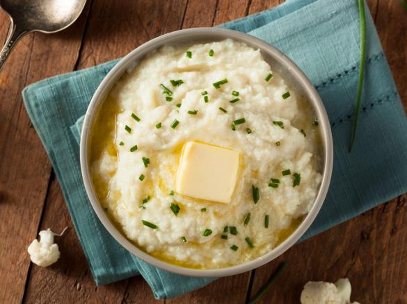 Květáková kaše, lepší než bramborová