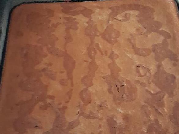 Cuketová dvoubarevná buchta