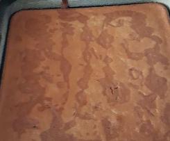 Cuketová dvoubarevná buchta