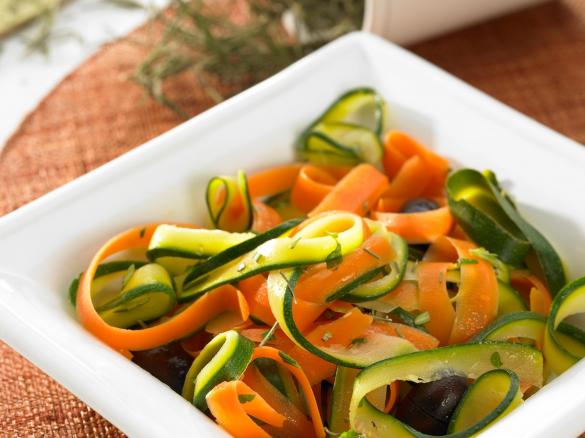 Mrkvovo-cuketové tagliatelle