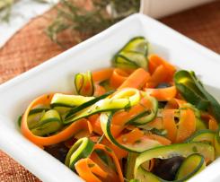 Mrkvovo-cuketové tagliatelle