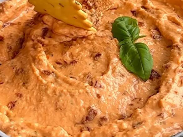 Rajčatový dip s mozzarellou