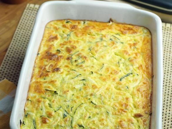 Luxusní slaný cuketový koláč