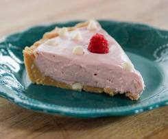 Nepečený malinový dort