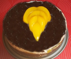 "ZDRAVÝ"  Nepečený broskvový dort