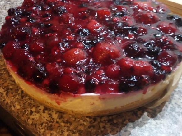 Cheescake s ovocem