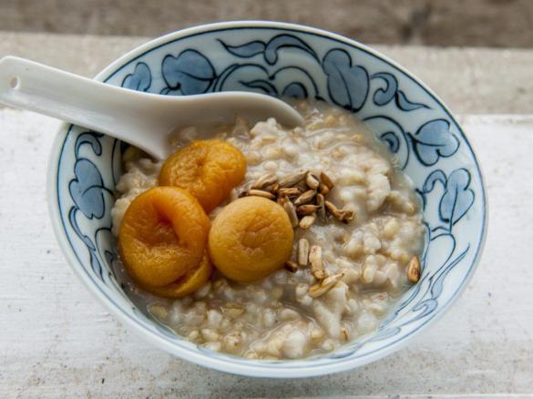 Rýžová kaše s ovocem