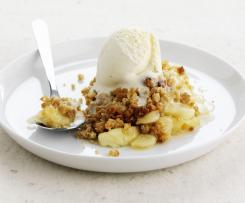 Jablečný drobenkový dezert