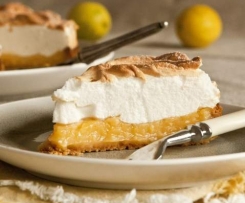 Citrónový sněhový koláč