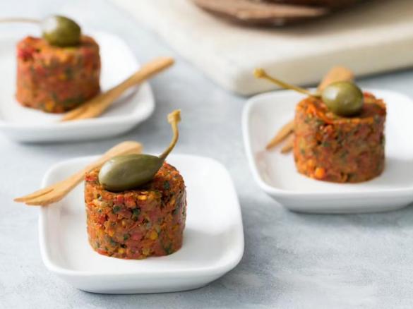 Tatarák ze sušených rajčat