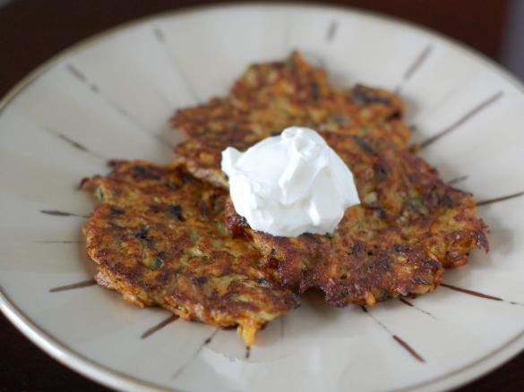 Vločkové placičky s cuketou
