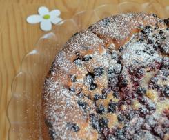 Sváteční bezlepkový koláč s rybízem