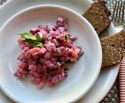 Bramborový salát s červenou řepou