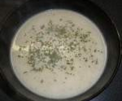 Krémová polévka s hlívou a bramborem