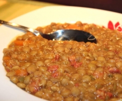 Čočka s čorizem (klobáskou)