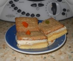 Smetanovo-pudinkové bebé řezy