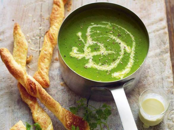 Krémová bylinková polévka