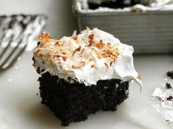 Pudinkové řezy s tvarohem - bez mouky