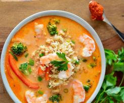 Dušené plody moře s kokosovým mlékem