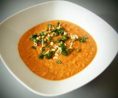 Cizrnová polévka se špenátem