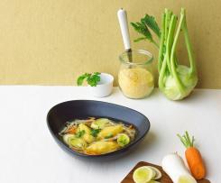 Zeleninová polévka se špaldou