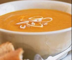 Krémová zázvorová polévka s mrkví